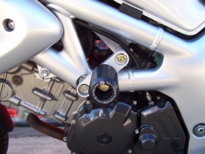 Crash Protectors - Classic Style for Suzuki SV650 up to 2002 unfaired, with bikini fairing and fully faired.
