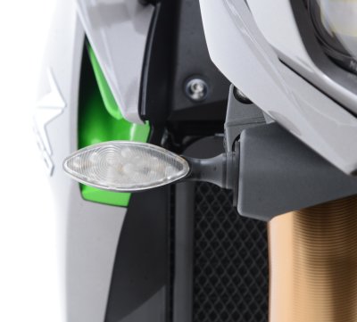Front Indicator Adapter Kit for the Kawasaki Z1100 '26-,  Ninja 250 ('13-'17) Z1000 '14-, Z125, Z650 and Z300 models