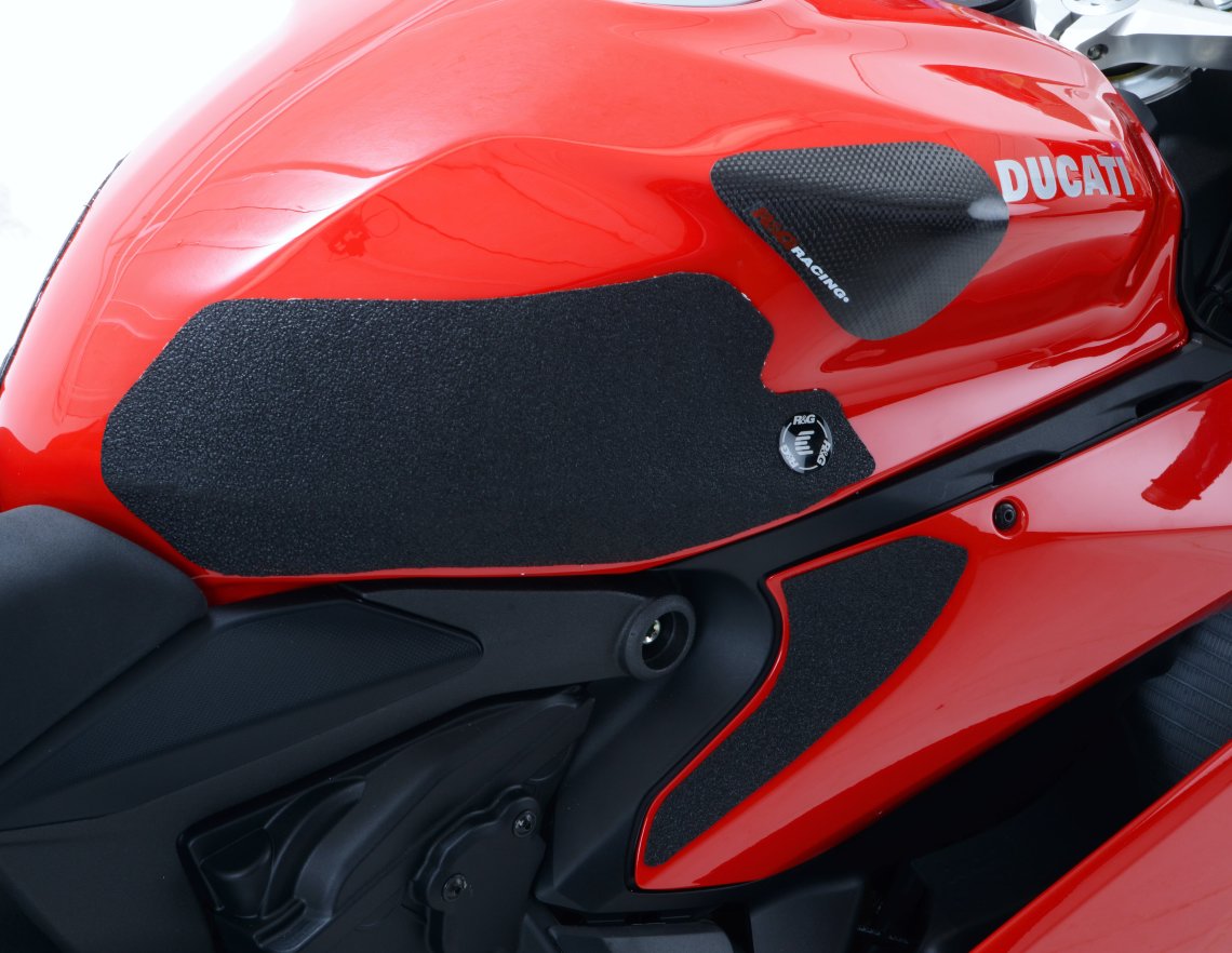 R&G Tank Traction Grips for Ducati 899 '13-/959 '16-/1199 '12-/1299 '15- Panigale/ Panigale V2 '20- '24