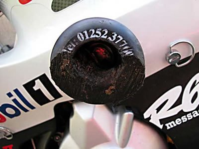 Crash Protectors - Classic Style for Yamaha YZF-R6 '99- '02