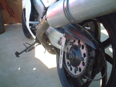 Toe Chain Guards - Aluminium - Silver