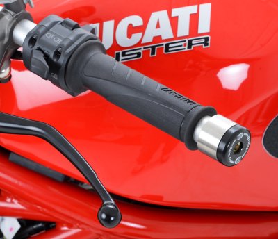Bar End Sliders for Renthal, LSL Bars, Ducati 848/Diavel, Monster 1200 & S '14-, KTM RC125/200 '14- & Fantic Caballero 500 Scrambler '19-