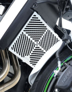 Brushed Aluminium Radiator Guard for the Kawasaki Vulcan S '15- '24 & Vulcan Cafe '18-