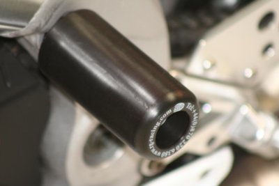 Crash Protectors - Classic Style for Aprilia RSVR/Factory '04/Tuono '06-'10  rear engine mount