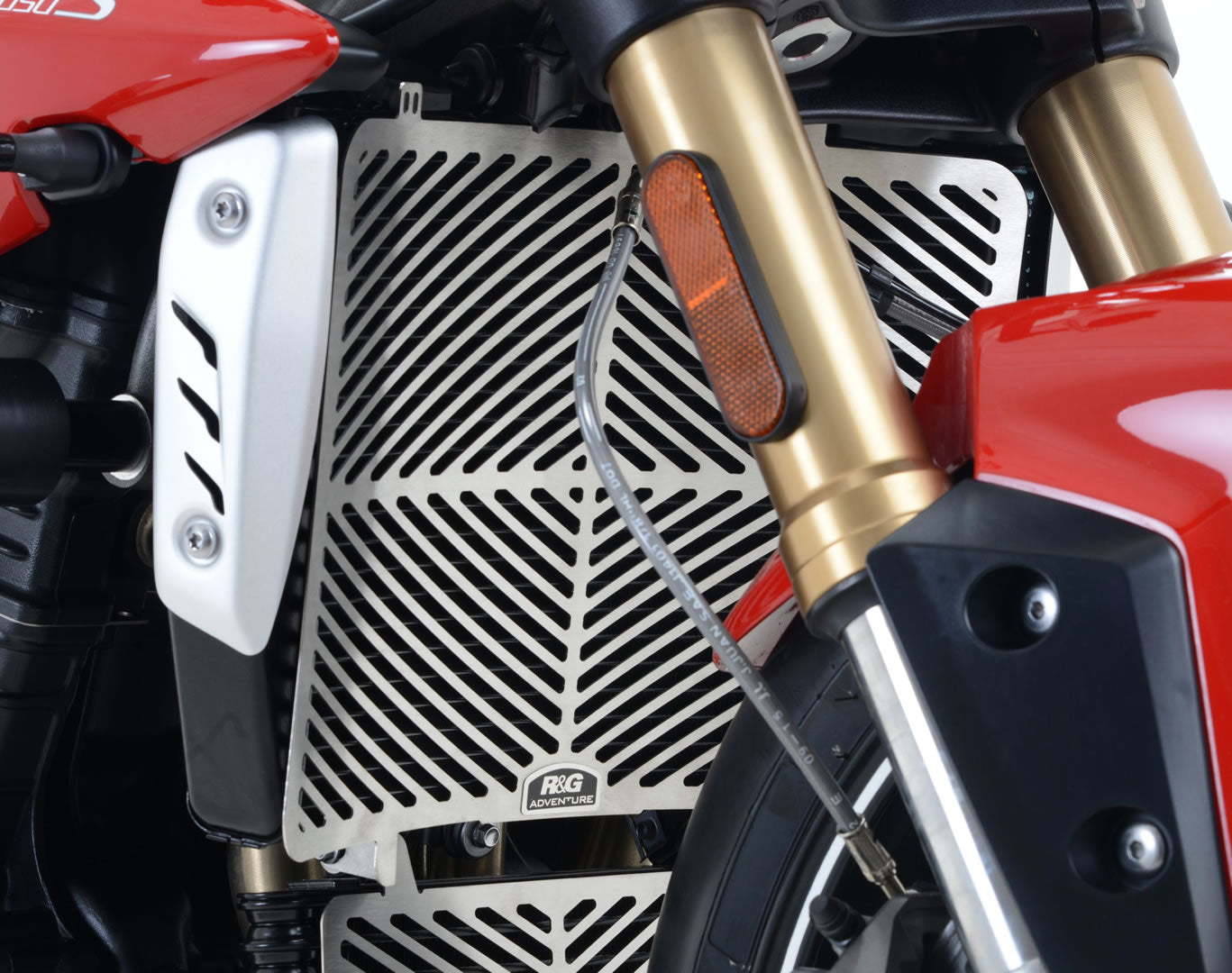 Stainless Steel Radiator Guards for the Triumph Speed Triple S  and R '16- & Speed Triple RS '18-'20