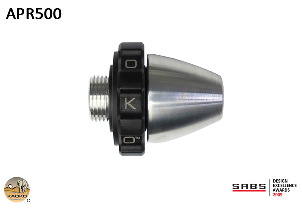 Kaoko Throttle Stabilizer for  Aprilia RSV4R '09-'15/RSV4 1100 Factory '19- '24, Tuono V4 1100 Factory '21- '24, Tuareg 660 '22-, Tuareg 660 Rally '25-, Benelli TNT 125 '17- and Ducati Panigale V2 '20- '24