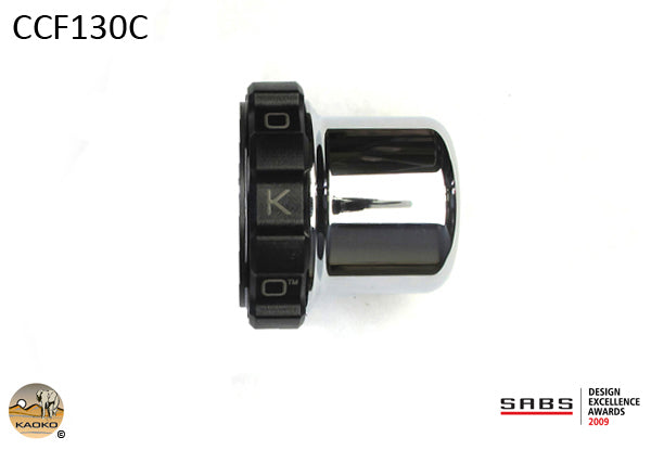 Kaoko Throttle Stabilizer for BMW K1600GT, K1600GTL (2011-); models with chromed bar end weights