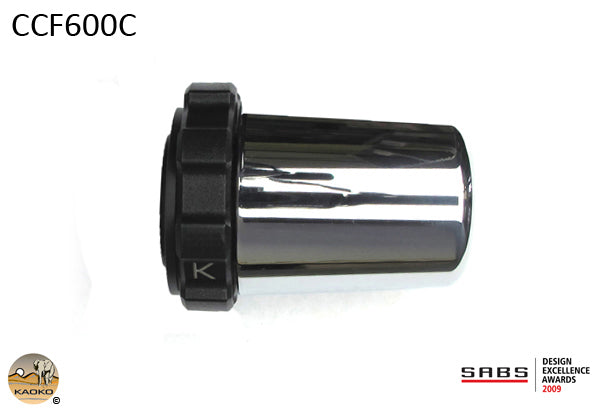 Kaoko Throttle Stabilizer for BMW R1200C & R1200CL with chrome tapered Bar-End Weights. Note: does not fit models with plastic end caps.