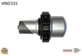 Kaoko Throttle Stabilizer for Honda models with 19mm ID bars and 31mm OD bar weights; incl. F6B Goldwing (2013-), VFR800/Blackbird (2001-),  CBR1100XX Blackbird,  VTR1000 Firestorm (1998-2008), CBR650F (2015-), CTX700/N/ND/DCT (2013-)