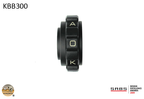 Kaoko Throttle Stabilizer for Kawasaki, ER6N, ER6F, ER5F, Ninja 650R/L, Versys 650 / LT & Versys 1000 / LT , KLR650E/ABS ('16- '24), ZX12 , ZX14(-2012), ZZR1400(-2012), GTR1400 / Concours (all year models); 650 Vulcan S (2014- 2024)  (with Barkbuster
