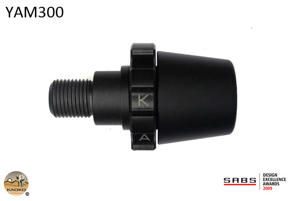 Kaoko Throttle Stabilizer for the Yamaha Fazer 1 & FZ1 (-2015), Fazer 6 & FZ6, TDM850, TDM900, XJR1200, XJ1300/XJR1300, MT01, XJ900/XJR900, XJ6 (2014-), FZ6R (2015-) (all year models) (black finish)