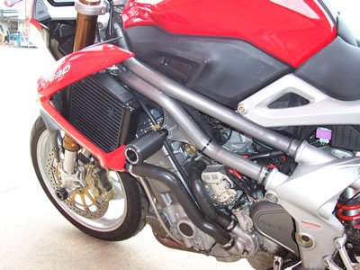 Crash Protectors - Classic Style for Benelli CafÃ© Racer 1130 and Benelli TNT '04- '16.